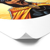 Miniature Pinscher Dog King Poster (Ecke)