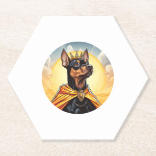 Miniature Pinscher Dog King Untersetzer