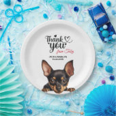 Miniature Pinscher Dog Pappteller (Party)