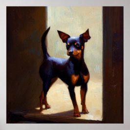 Miniature Pinscher Dog Poster