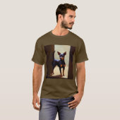 Miniature Pinscher Dog T-Shirt (Vorne ganz)