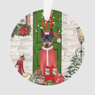 Miniature Pinscher Dog Weihnachten Ornament