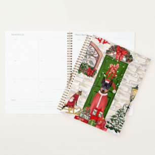 Miniature Pinscher Dog Weihnachten Planer