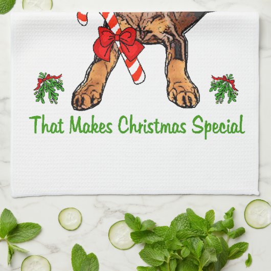 Miniature Pinscher Geschirrtuch (Gefaltet)