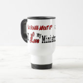 Miniature Pinscher Gifts Reisebecher (Vorderseite Links)