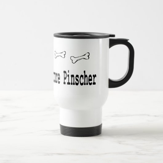 Miniature Pinscher Gifts Reisebecher (Rechts)