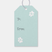 Miniature Pinscher Hund Happy Howlidays Niedliche Geschenkanhänger (Rückseite)