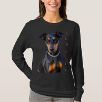 Miniature Pinscher Hund Mama Vater T Liebe Welpe H