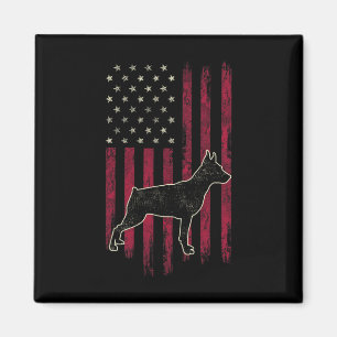 Miniature Pinscher Hunde Liebhaber Amerikanische F Magnet