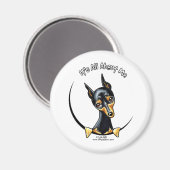 Miniature Pinscher IAAM Magnet (Vorderseite/Rückseite)