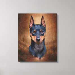 Miniature Pinscher Leinwanddruck