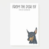 Miniature Pinscher Lover Post-it Klebezettel (Vorderseite)
