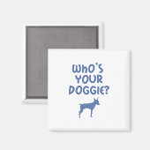 Miniature Pinscher Magnet (Vorderseite/Rückseite)