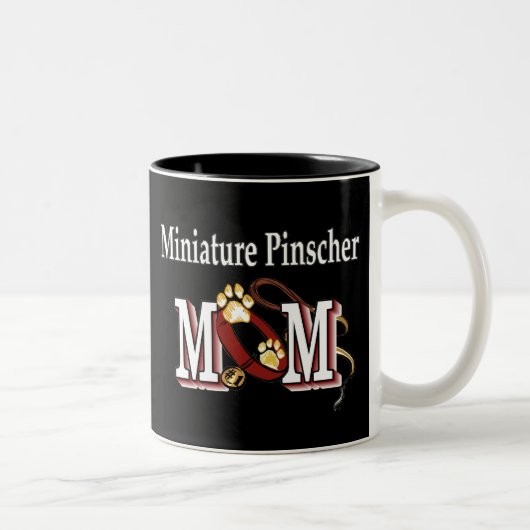 Miniature Pinscher Mama Tasse (Rechts)