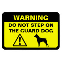 Miniature Pinscher MinPin Funny Guard Hundeschwarn