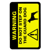 Miniature Pinscher MinPin Funny Guard Hundeschwarn Magnet (Vertikal)