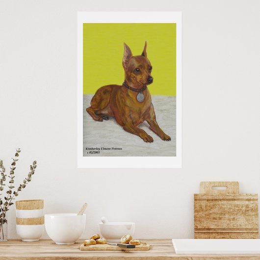 Miniature Pinscher Poster (Küche)