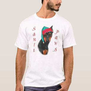 Miniature Pinscher Santa Paws T-Shirt
