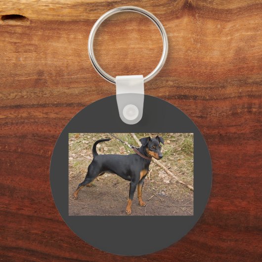 Miniature_pinscher Schlüsselanhänger (Vorderseite)