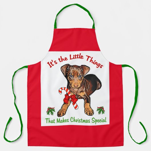 Miniature Pinscher Schürze (Vorderseite)