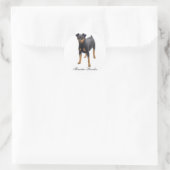 Miniature Pinscher Sticker (Tasche)