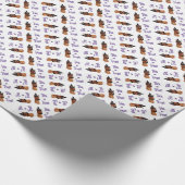 Miniature Pinscher Trick Geschenkpapier (Ecke)