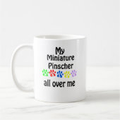 Miniature Pinscher Walking Design Kaffeetasse (Links)