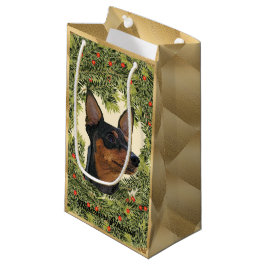 Miniature Pinscher Wreath Kleine Geschenktüte