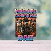 Miniature Schnauzer Acrylschild (Neutral)