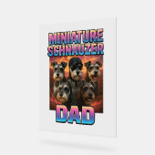 Miniature Schnauzer Acrylschild (Winkel)