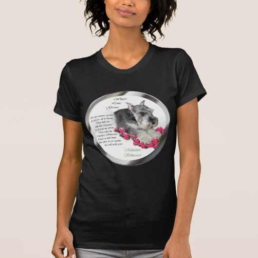 Miniature Schnauzer Art Ohrts T-Shirt (Vorderseite)