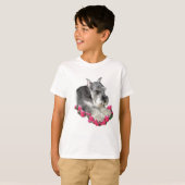 Miniature Schnauzer Art Ohrts T-Shirt (Vorne ganz)