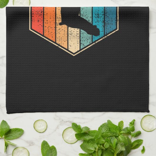 Miniature Schnauzer Dog Geschenk Geschirrtuch (Gefaltet)