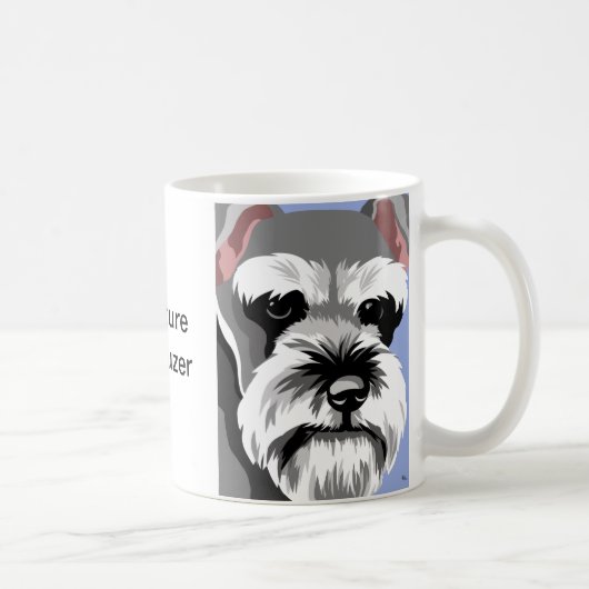 Miniature Schnauzer Dog Kaffeetasse (Rechts)