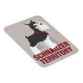 Miniature Schnauzer Dog Magnet (Rechte Seite)