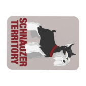 Miniature Schnauzer Dog Magnet (Horizontal)