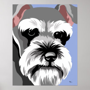 Miniature Schnauzer Dog Posters Poster