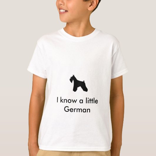 Miniature Schnauzer Dog T-Shirt (Vorderseite)