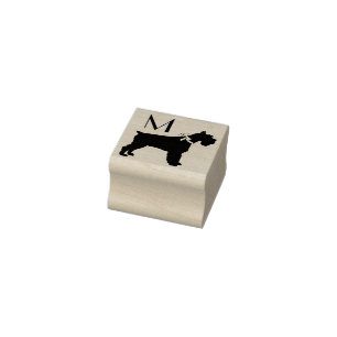 Miniature Schnauzer Doppy Gummistempel