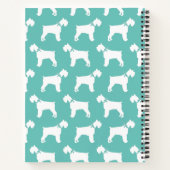 Miniature Schnauzer Doppy Notizblock (Rückseite)