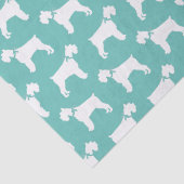 Miniature Schnauzer Doppy Seidenpapier (Detail)