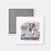 Miniature Schnauzer Geschenke Magnet (Vorderseite/Rückseite)