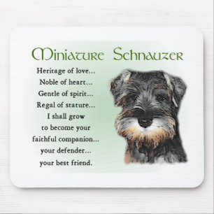 Miniature Schnauzer Geschenke Mousepad