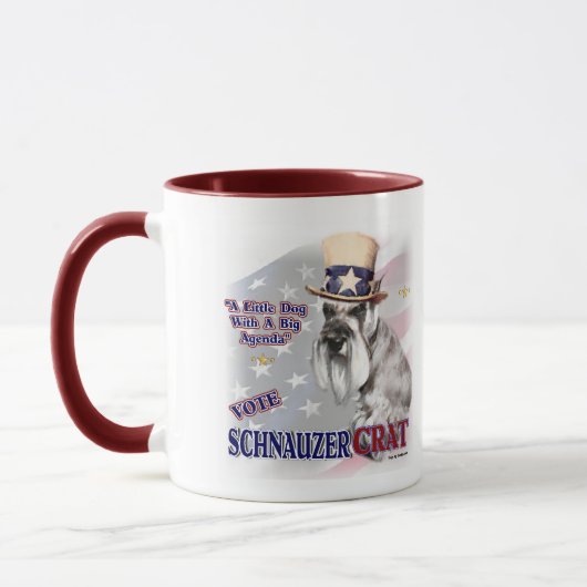 Miniature Schnauzer Geschenke Tasse (Links)