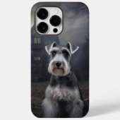 Miniature Schnauzer Halloween Beängstigend Case-Mate iPhone Hülle (Rückseite)