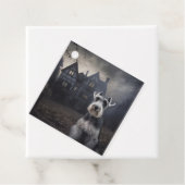 Miniature Schnauzer Halloween Beängstigend Geschenkanhänger (Beispiel)