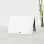 Miniature Schnauzer Halloween Beängstigend Karte (Rückseite)