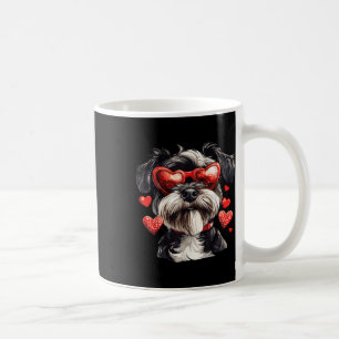 Miniature Schnauzer Heart Gles Valentinstag Dog Kaffeetasse