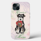 Miniature Schnauzer Heart Mama Case-Mate iPhone Hülle (Rückseite)