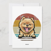 Miniature Schnauzer Heartbeat Feiertagskarte (Rückseite)